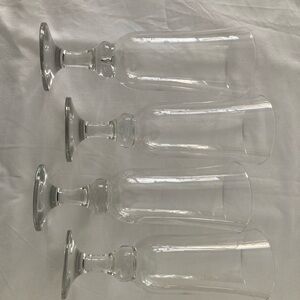 Pier 1 Clear Glass Drinkware Set